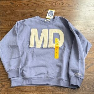 Woman’s Maryland Blue Sweater by state of mind crewneck